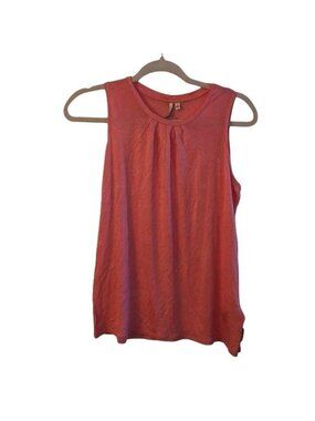 Calvin Klein Jeans Womens Sleeveless Coral Tank Top S Lightweight Casual